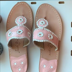 Jack Rogers Pink / Blush Flats Sandals